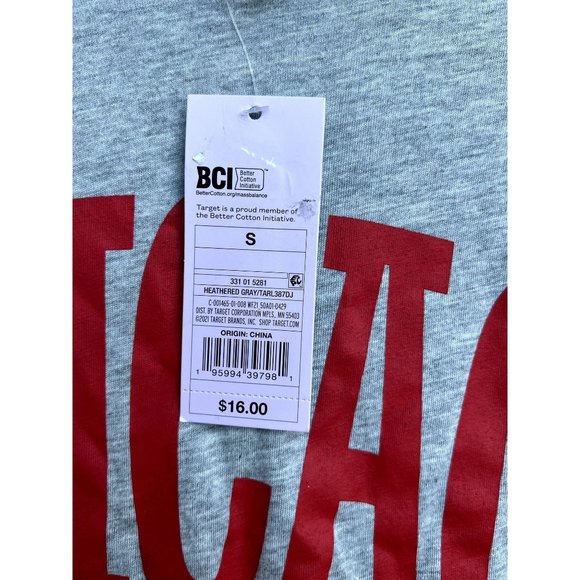 Wild Fable - Women's Long Sleeve "Chicago" Graphic T-Shirt - Grey - Small - Picture 10 of 10